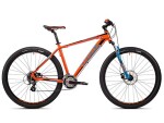 Drag 29 härdig 3.0 21.5" orangeblå cykel