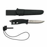 Outdoor sports knife Companion spark (S), 104mm, black, with fire starter