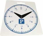 parking clock on cardboard 1pc