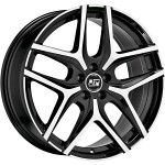Alloy Wheel MSW 40 Gloss Black Full Polished 8,5x20 5x114,3 ET30 CB73,1 60° 950 kg W1930450556, x0.9 5x114,3 ET30 middle hole 73.1