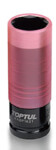 Röd patron slagkraft 6-sidig tunnväggig, slitsstorlek: 1/2", profil: sexkant, storlek: 21 mm, ringskydd, använd: för aluminiumfälgar; för fälgar, längd.: 86 mm, spetstyp: lång, cr-mo/ sta