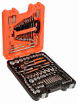 Socket and spanners set 1/2", 1/4" and 3/8 138 pcs