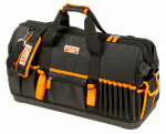Closed toolbag with multiple internal and external pockets and hard plastic bottom 24" 600x230x370mm