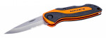 Sports knife with 75mm partially serrated blade
