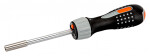 Screwdriver with tip + bits ph1/2, pz1/2, sl4.5/5.5 6pcs with LED lamp