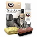 k2 auron starkt läder clean & care kit läder rengöring och vård kit