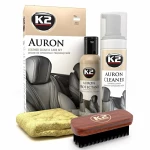 k2 auron leather cleaner & care kit nahanhoitosarja