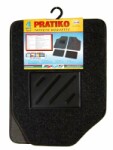 floor mats “ Pratiko “ textile – rubber. 4 pc. universal