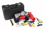 air compressor for tyres 2-sil case+ tools 12V