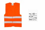 safety vest orange, XL, 100% Polyester