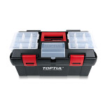Toptul toolbox without tools, plastic ., capacity 11L, dimesions: 445x240x205
