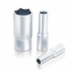 TOPTUL socket long 1/4" 12mm, number of points: 6