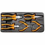 pliers, set 5 pc, stand