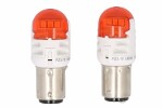 LED-polttimopari (2 kpl pakkaus) P21/5W 12V 2,5/0,5W BAY15D EI ECE-hyväksyntää Ultinon Pro6000, punainen