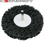 Abrazyvinis diskas iš juodos neaustinės medžiagos, 100 mm verpstė