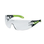 goggles Uvex Pheos, clear lens, supravision fog- and kriimustuskindlad, frame black/green