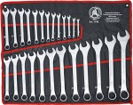 Duouble Open End Wrench set 25 part 6-32mm bag