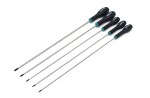 screwdriver set. 5-parts, with long blade