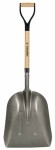 steel scoop with wooden handle and steel d-handle truper®