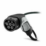cable jaamale for charging AC straight CHARX Connect, faaside number: 3, type car plug: 2, 5m, 11kW, 20A, 2,5mm2, black/grey (kaitsekorkidega)