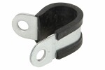 hose clamp, number 1pc., wide. 20mm, diameter 20mm (metal-rubber)
