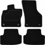 matot (veluuri, sarja, 4 kpl, väri musta) sopii: SEAT LEON; VW GOLF VII 08.12- porrasperä