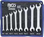 Open End Wrench set 8 pc 6-22mm