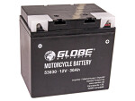 Motorcykelbatteri 12v 186x130x171mm ( - / + ), b00 30ah