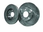 SPEEDMAX CERT. TUV brake disc puuritud/ piludega set (2pc), SPEEDMAX, sälk / puuritud, rear ; left / right, diameter outside. 330 mm, gr. 28 mm, suitable for: AUDI Q7; PORSCHE CAYENNE 3.0D-6.0 09.02-