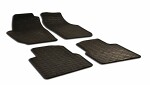 car floor mats, rubber GU-ZU Skoda ROOMSTER 06-15