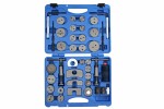 set tools for pressing i for screwing kolvid for brakes right side and left thread - 40 pc