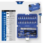 set wrenches socket 1/4, 46-pc