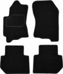 коврики велюр (передний - задняя, велюр, Комплект, 4 шт, цвет черный, 5 сидений) подходит: SUBARU TRIBECA 01.05- Suv/Off-road