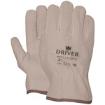 Leather/splitleather "driver" gloves, size 9/L