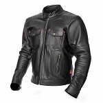 jacket for motorcyclist ADRENALINE BOSTON PPE paint black, dimensions 2XL