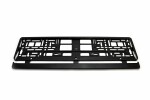 license plate frame black without packing