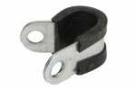 slack clip, kvantitet 1 st., bred. 15 mm, diameter 12 mm (metall-gummi)