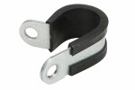 slack clip, kvantitet 1 st., bred. 15 mm, diameter 18 mm (metall-gummi)