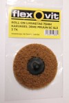 Roll-on Grinding disc 75mm abrasive pad rough brown FB SL3 3 pc *