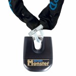 Oxford Monster 12 mm ruutkett and padlock 1,5m