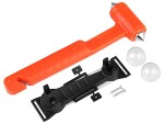 Glass Hammer/safety belt cutter kinnitusklambriga carmotion