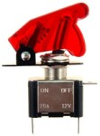 lever switch red with lid 12v 20a carmotion
