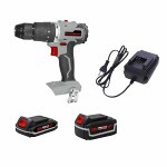 wireless-drill with battery impact, 1,5-13mm, 20V, max moment rotating: 50 Nm; 2x2/4 Ah Li-Ion set of