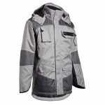 Doubled Parka North Ways Guillaumet 2279 Chiné Grey/Blac, size L