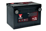 Akumulator YUASA 12V 74Ah/740A YBX3000 SMF (L+ standardowy) 260x181x185 B01 (rozruchowy)