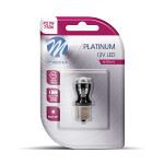 BULB LED (Blister 1pc.) PR21W 12/24V, without teeliikluses using approval, BA15S, vehicles canbus system, red