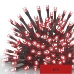 lyskæde 100 led standard 10m rød med forlængelsesmulighed