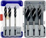 Wood drill bits with 4 cutting edges 12/14/16/22/25/32 mm, 1/4 Hex shank