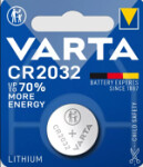  VARTA CR2032 Lithium 230mAh 1tk  Kuni 70% rohkem energiat!