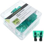blade fuse 30a 50pc in plastic box carmotion